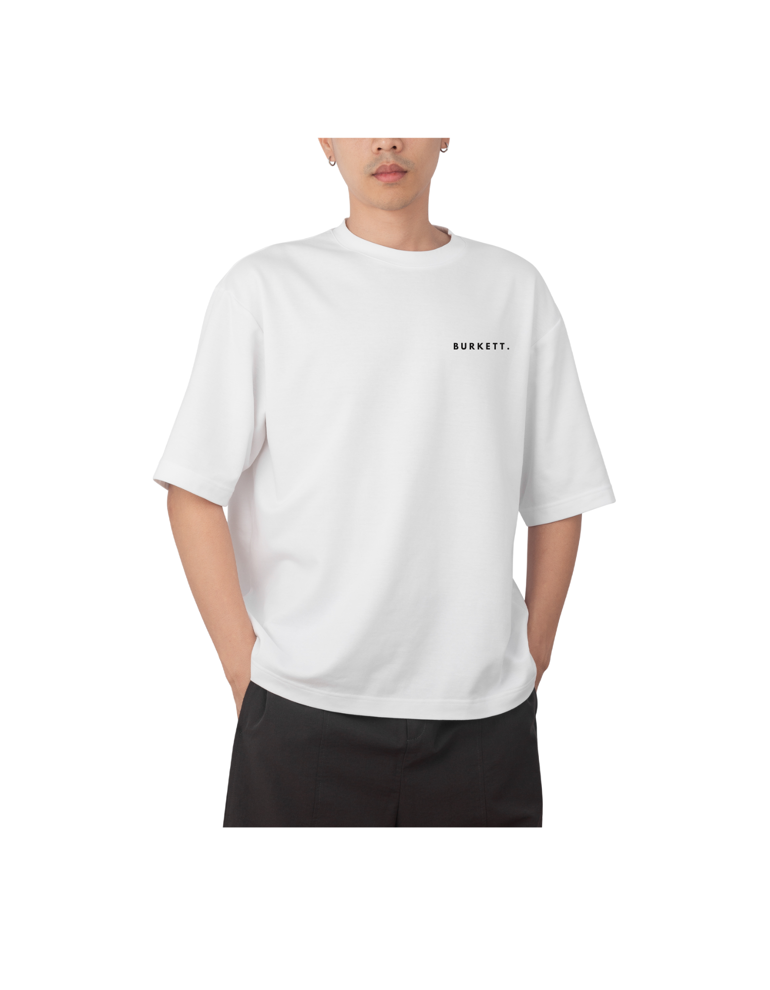 White Oversized Burkett T