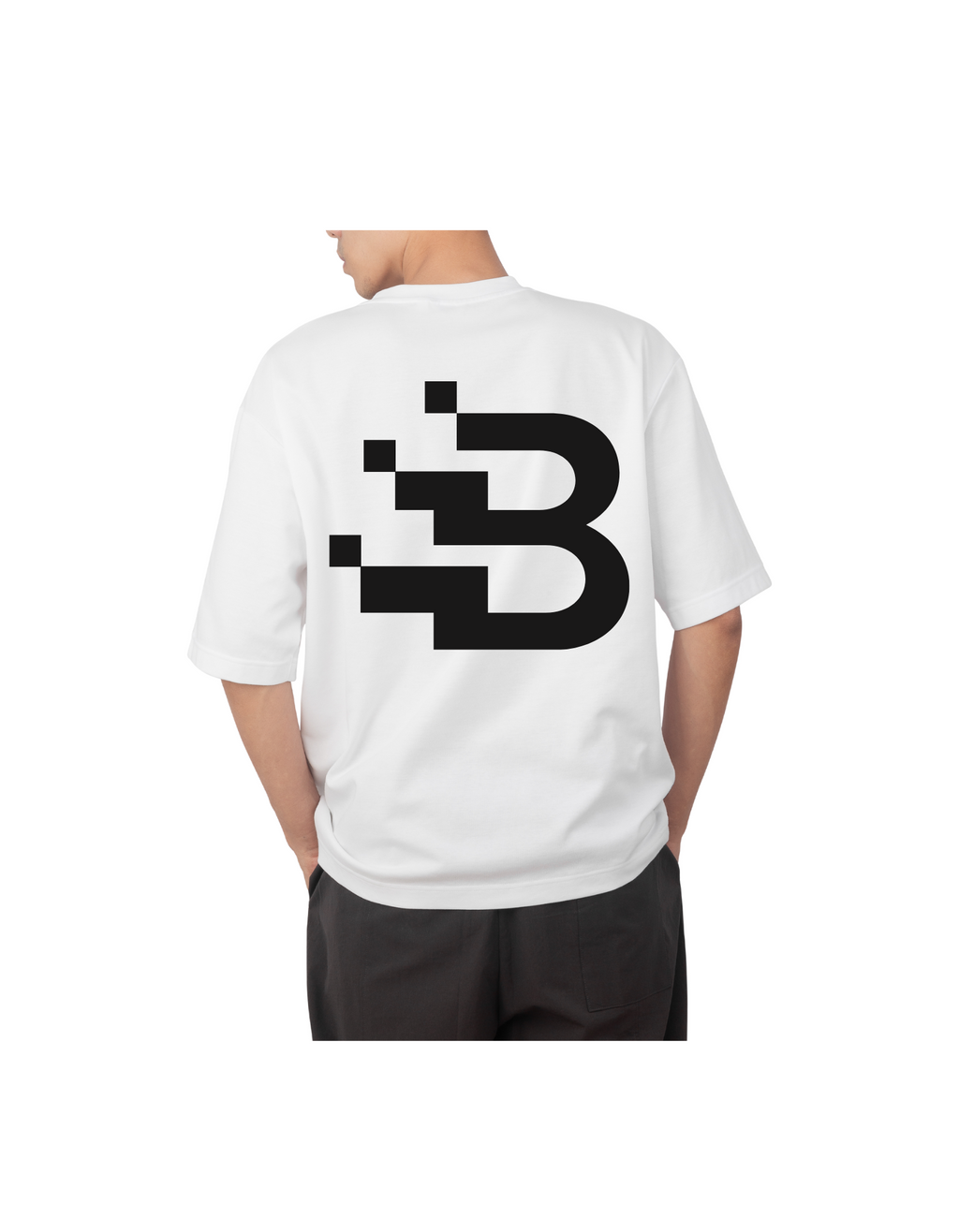 White Oversized Burkett T