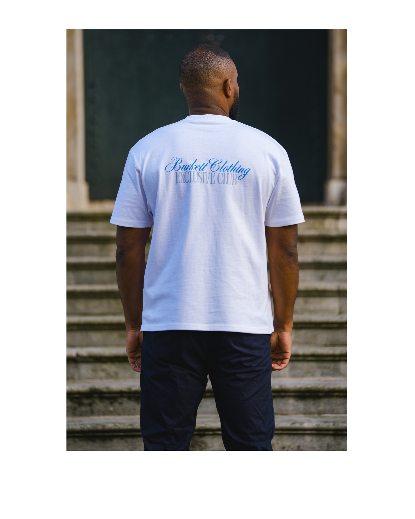 White Oversized 'Exclusive Club' T-shirt