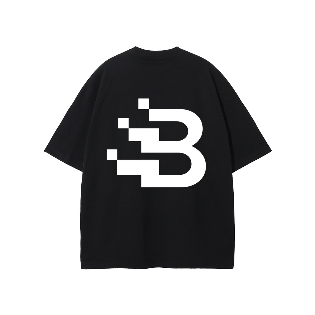 Black Oversized Burkett T