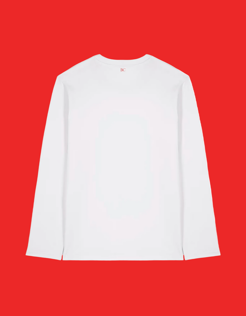 White/Red Long Sleeved T