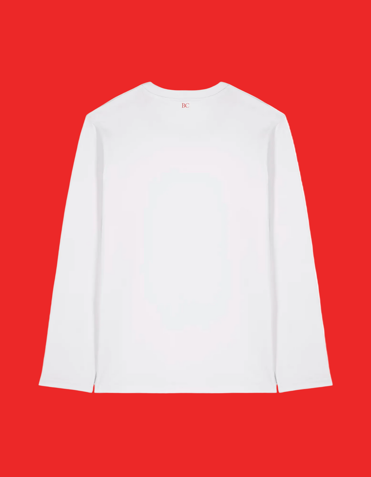 White/Red Long Sleeved T