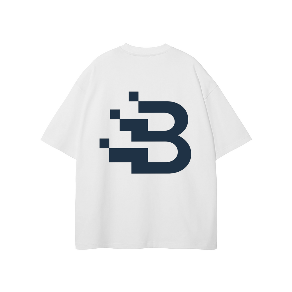 White Oversized Burkett T - Limited Edition