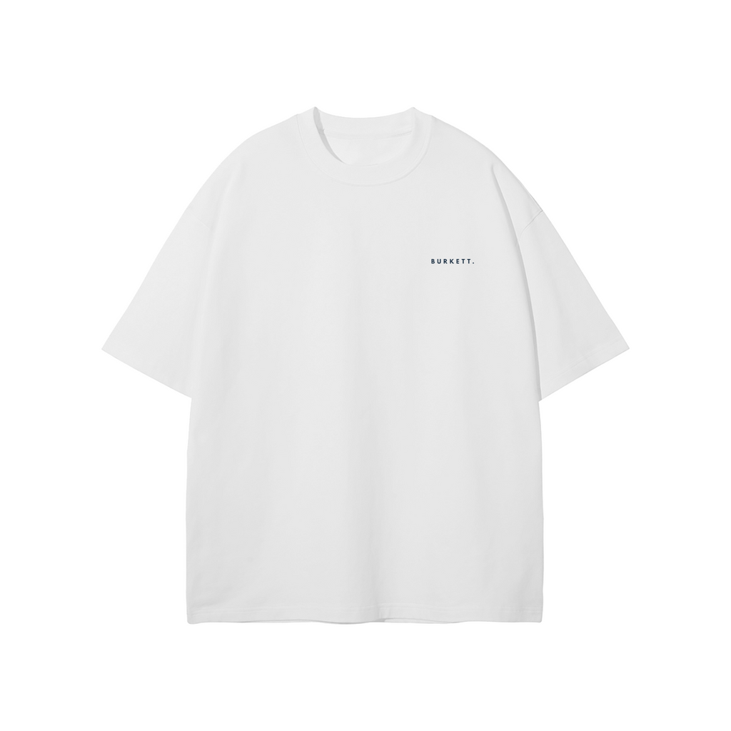 White Oversized Burkett T - Limited Edition