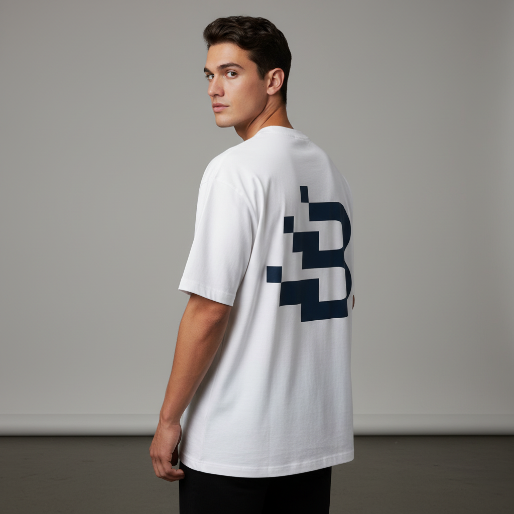 White Oversized Burkett T - Limited Edition